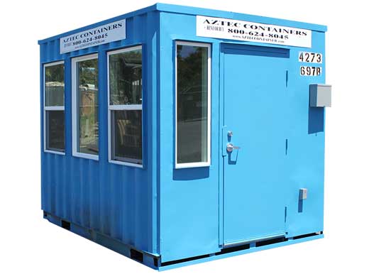 10 Foot Guard Shack | 10 FT portable offices | view