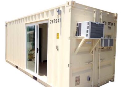 Office container with air conditioning