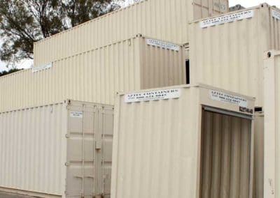 shipping containers all sized