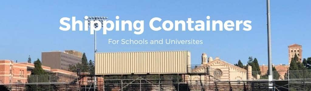 Shipping Containers For Schools and Universities | shipping containers for schools and universities | containers, shipping container, shipping containers, storage, storage container | view