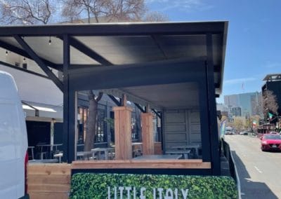 bolt brewery, shipping container restaurant