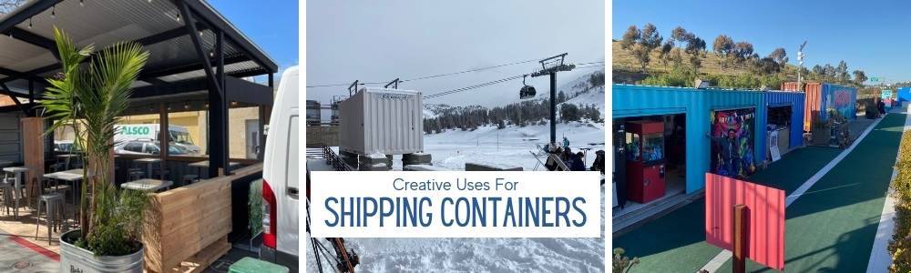 creative uses for Shipping Containers
